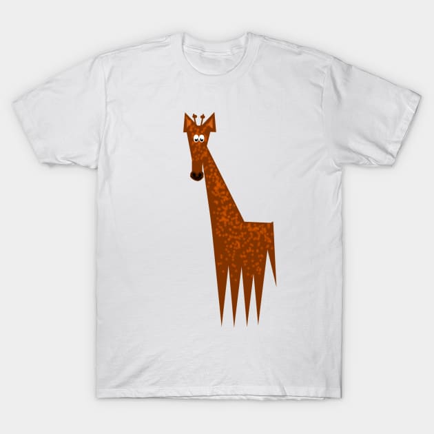 Giraffe T-Shirt by andersonartstudio